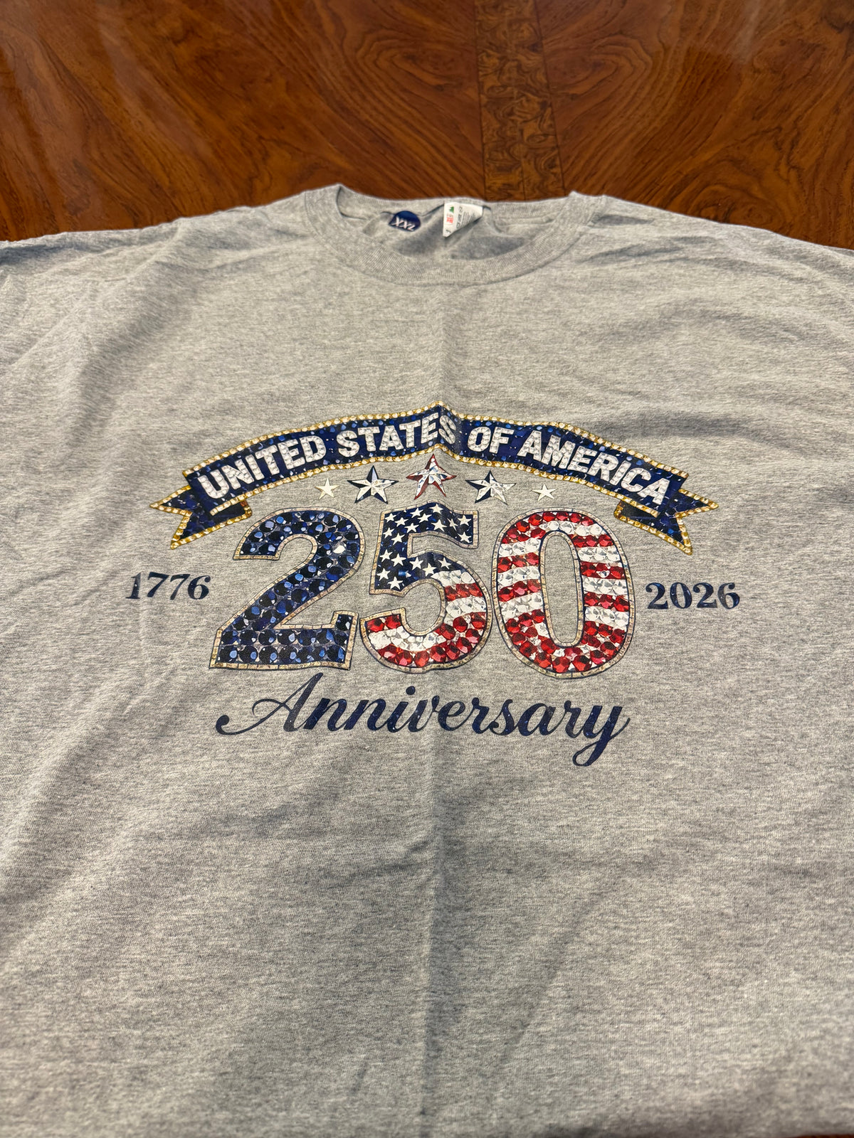 Pre Made 250th Anniversary  T-shirts (2XL)