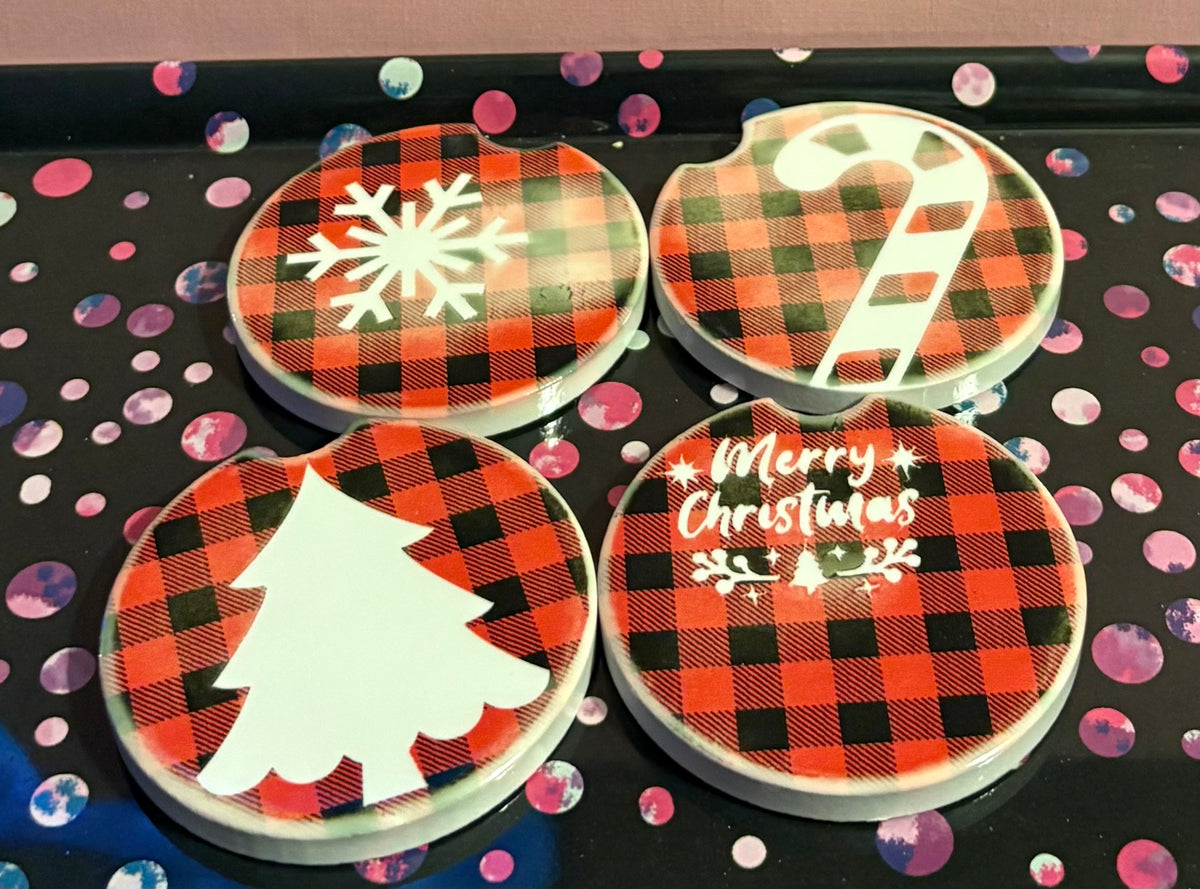 Ceramic Car Coasters