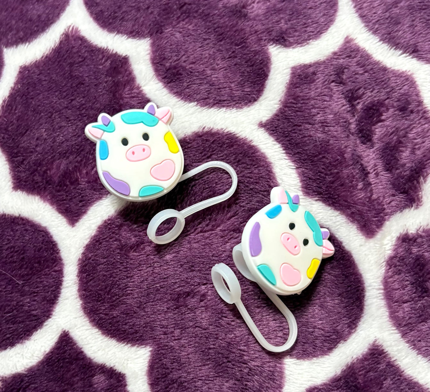 Straw Toppers - Cows