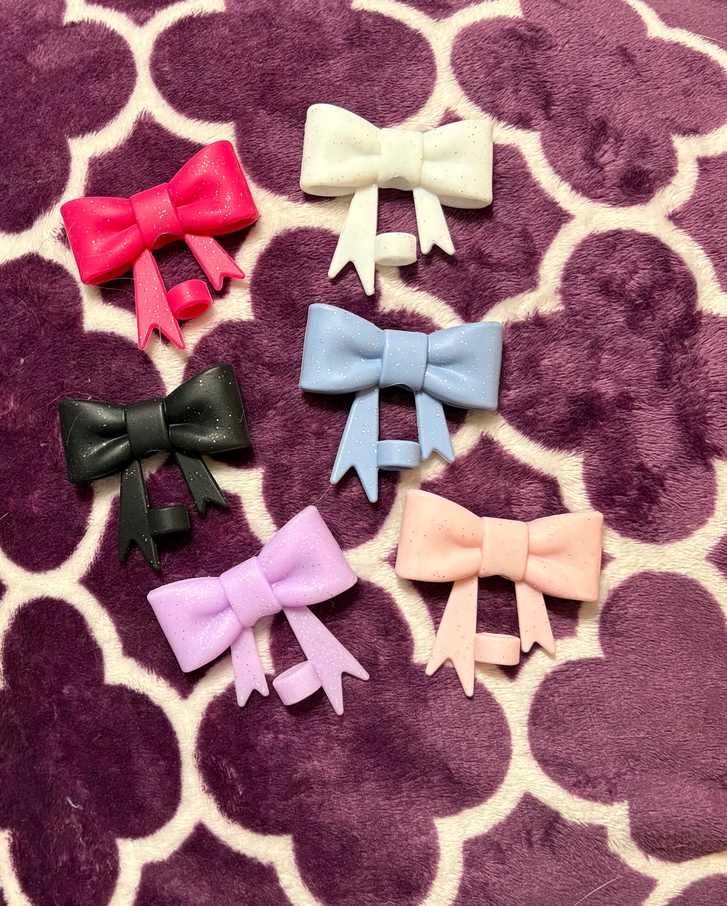 Straw Toppers - Bows