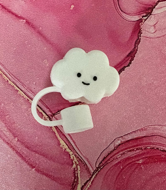 White Cloud Straw Topper