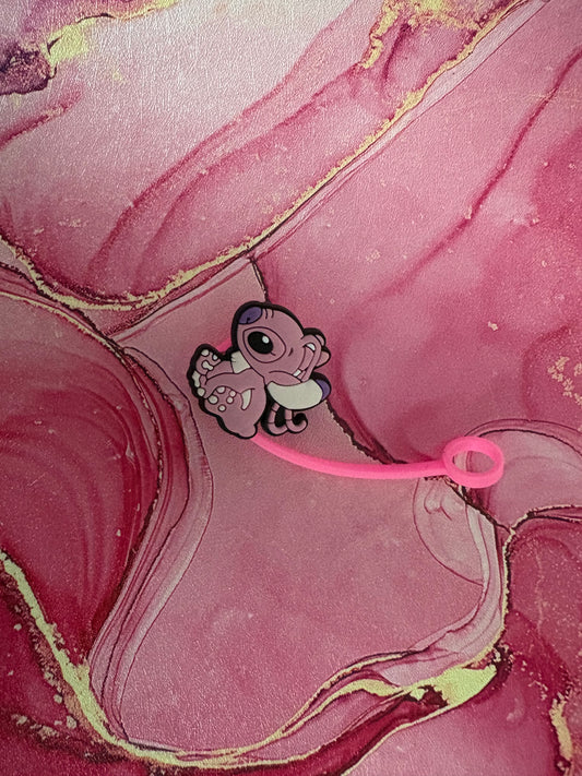 Pink Alien Straw Topper