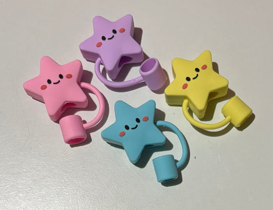 Straw Toppers - Stars